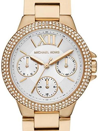 imageMichael Kors Mini Camille Womens Watch Stainless Steel Watch for Women with Steel or Leather BandGold