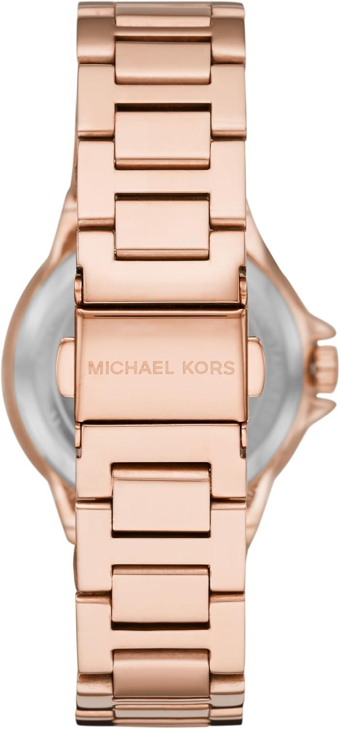 imageMichael Kors Mini Camille Womens Watch Stainless Steel Watch for Women with Steel or Leather BandRose Gold