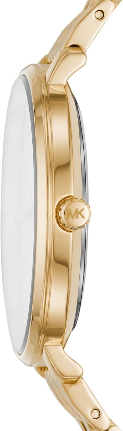 imageMichael Kors Pyper ThreeHand GoldTone Stainless Steel Womens Watch Model MK3898