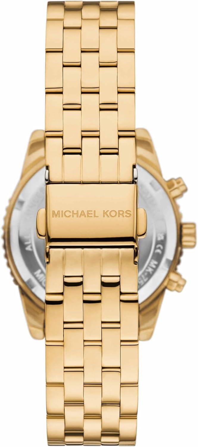 imageMichael Kors Ritz Womens Watch Stainless Steel and Pav Crystal Watch for WomenGold35mm