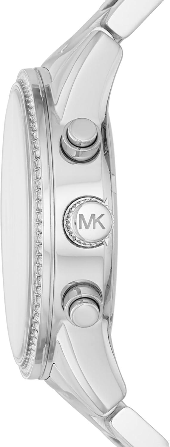 imageMichael Kors Ritz Womens Watch Stainless Steel and Pav Crystal Watch for WomenSilver37mm