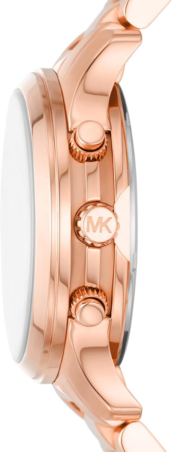 imageMichael Kors Runway Womens Watch Stainless Steel Watch for Women with Steel Ceramic or Silicone Band34MM Rose Gold