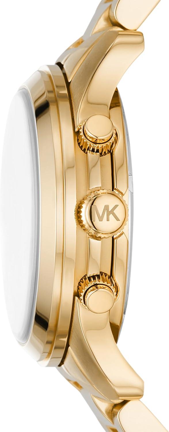imageMichael Kors Runway Womens Watch Stainless Steel Watch for Women with Steel Ceramic or Silicone BandGold