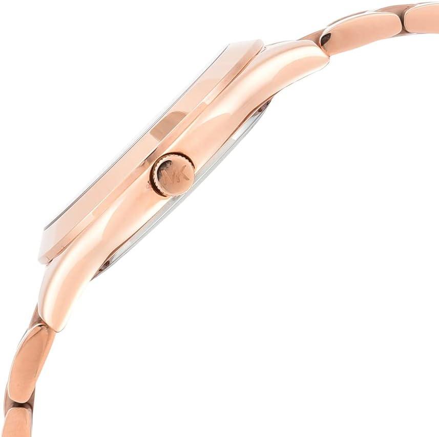 imageMichael Kors Slim Runway Womens Watch Stainless Steel Bracelet Watch for Women33MM Rose Gold