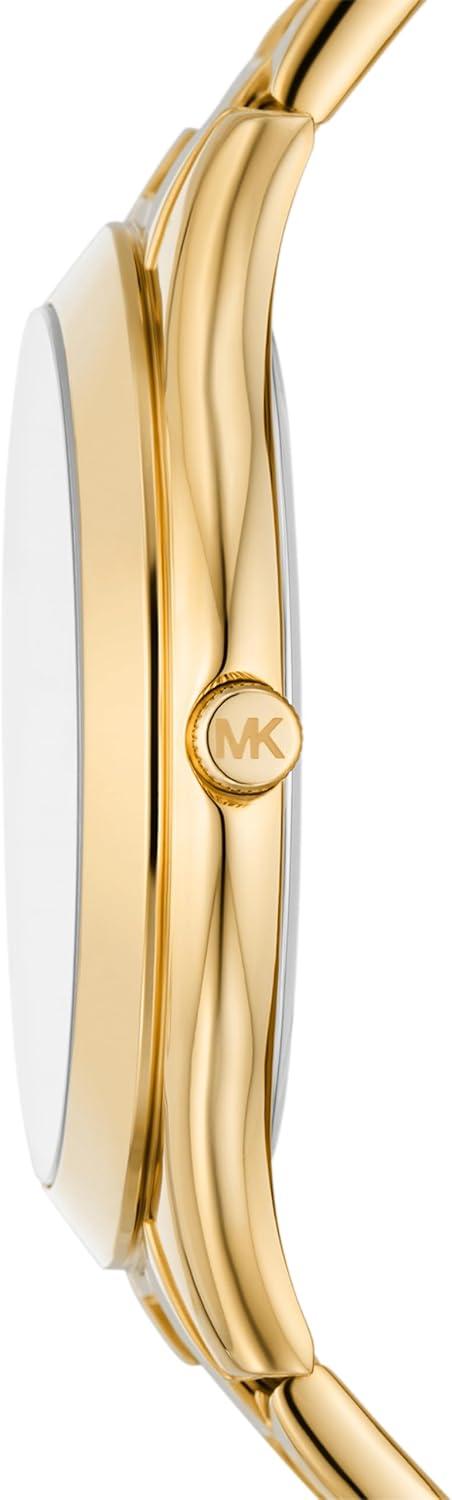 imageMichael Kors Slim Runway Womens Watch Stainless Steel Bracelet Watch for WomenGold Logo