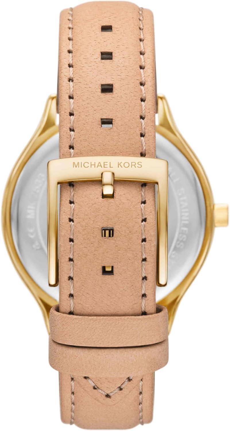 imageMichael Kors Slim Runway Womens Watch Stainless Steel Bracelet Watch for WomenGoldVachetta