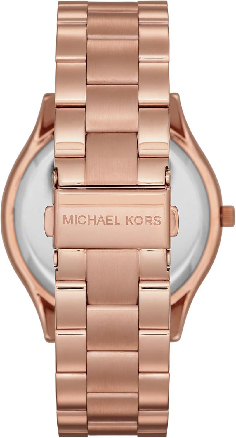 imageMichael Kors Slim Runway Womens Watch Stainless Steel Bracelet Watch for WomenRose Gold