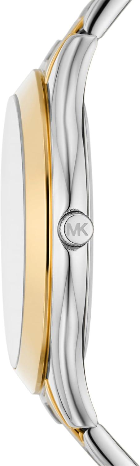 imageMichael Kors Slim Runway Womens Watch Stainless Steel Bracelet Watch for WomenTwo Tone Logo