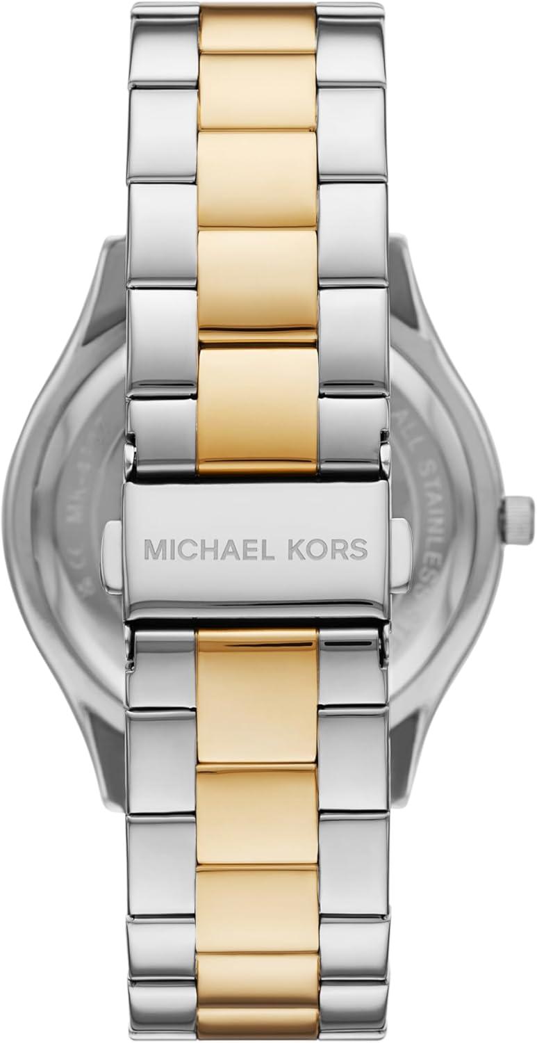 imageMichael Kors Slim Runway Womens Watch Stainless Steel Bracelet Watch for WomenTwo Tone Logo