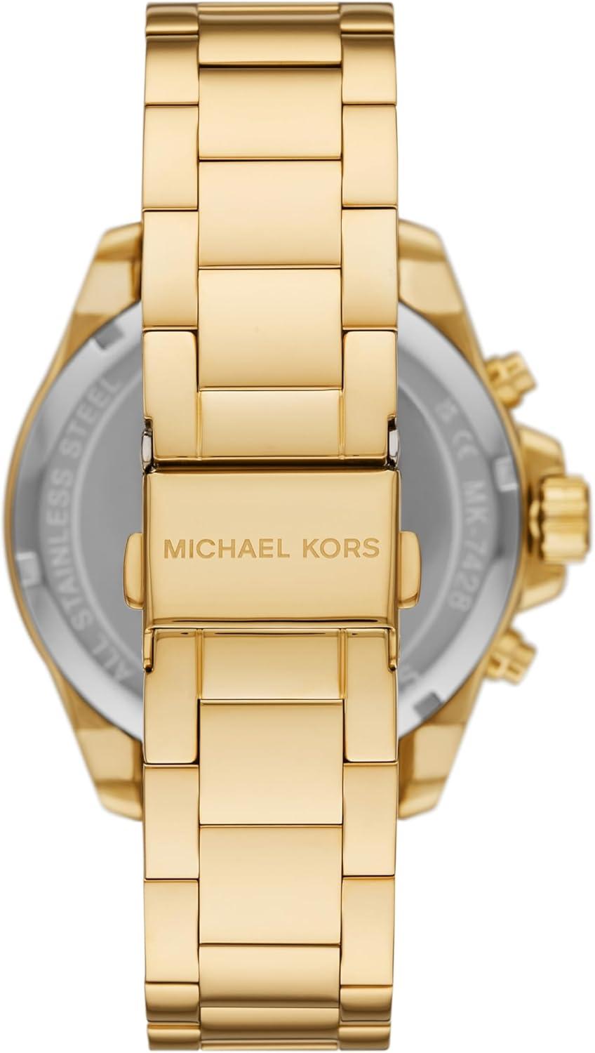 imageMichael Kors Wren Womens Watch Stainless Steel and Pav Crystal Watch for WomenGold Pave