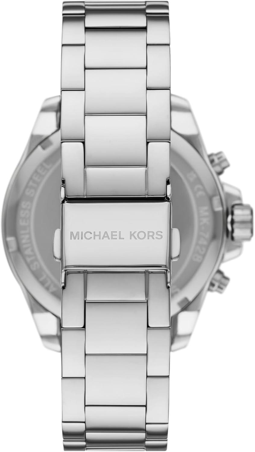 imageMichael Kors Wren Womens Watch Stainless Steel and Pav Crystal Watch for WomenSilver Pave Bezel
