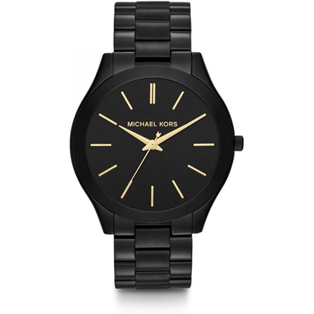 imageMichael Kors Slim Runway Womens Watch Stainless Steel Bracelet Watch for WomenBlackGold