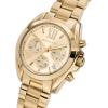 imageMichael Kors Bradshaw Womens Watch Stainless Steel Chronograph Watch for Women with Steel or Leather Band36MM Gold