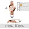 imageMichael Kors Bradshaw Womens Watch Stainless Steel Chronograph Watch for Women with Steel or Leather Band36MM Rose Gold