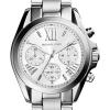 imageMichael Kors Bradshaw Womens Watch Stainless Steel Chronograph Watch for Women with Steel or Leather Band36MM Silver