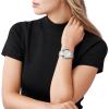 imageMichael Kors Bradshaw Womens Watch Stainless Steel Chronograph Watch for Women with Steel or Leather Band36MM Silver