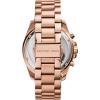 imageMichael Kors Bradshaw Womens Watch Stainless Steel Chronograph Watch for Women with Steel or Leather BandRose Gold Tone