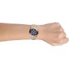 imageMichael Kors Bradshaw Womens Watch Stainless Steel Chronograph Watch for Women with Steel or Leather BandSilverGoldBlue Dial