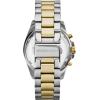 imageMichael Kors Bradshaw Womens Watch Stainless Steel Chronograph Watch for Women with Steel or Leather BandSilverGoldBlue Dial