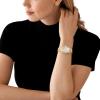 imageMichael Kors Mini Camille Womens Watch Stainless Steel Watch for Women with Steel or Leather BandGold Pave Quilt