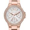 imageMichael Kors Mini Camille Womens Watch Stainless Steel Watch for Women with Steel or Leather BandRose Gold