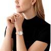 imageMichael Kors Mini Camille Womens Watch Stainless Steel Watch for Women with Steel or Leather BandRose Gold Pave Quilt