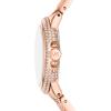 imageMichael Kors Mini Camille Womens Watch Stainless Steel Watch for Women with Steel or Leather BandRose Gold Pave Quilt