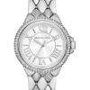 imageMichael Kors Mini Camille Womens Watch Stainless Steel Watch for Women with Steel or Leather BandSilver Pave Quilt