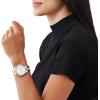 imageMichael Kors Ritz Womens Watch Stainless Steel and Pav Crystal Watch for WomenSilverRose Gold