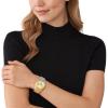 imageMichael Kors Runway Womens Watch Stainless Steel Watch for Women with Steel Ceramic or Silicone BandGold  Silver