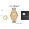 imageMichael Kors Runway Womens Watch Stainless Steel Watch for Women with Steel Ceramic or Silicone BandGold Pav