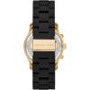 imageMichael Kors Runway Womens Watch Stainless Steel Watch for Women with Steel Ceramic or Silicone BandGoldBlack