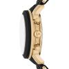 imageMichael Kors Runway Womens Watch Stainless Steel Watch for Women with Steel Ceramic or Silicone BandGoldBlack