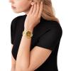 imageMichael Kors Runway Womens Watch Stainless Steel Watch for Women with Steel Ceramic or Silicone BandGoldYellow