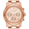 imageMichael Kors Runway Womens Watch Stainless Steel Watch for Women with Steel Ceramic or Silicone BandRose Gold