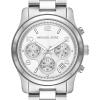 imageMichael Kors Runway Womens Watch Stainless Steel Watch for Women with Steel Ceramic or Silicone BandSilver