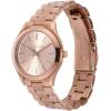 imageMichael Kors Slim Runway Womens Watch Stainless Steel Bracelet Watch for Women33MM Rose Gold