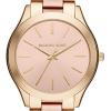 imageMichael Kors Slim Runway Womens Watch Stainless Steel Bracelet Watch for WomenGoldPink