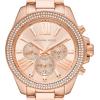 imageMichael Kors Wren Womens Watch Stainless Steel and Pav Crystal Watch for WomenRose Gold Pave