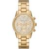 imageMichael Kors Ritz Womens Watch Stainless Steel and Pav Crystal Watch for WomenGold Glitz Dial