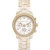 imageMichael Kors Runway Womens Watch Stainless Steel Watch for Women with Steel Ceramic or Silicone BandWhite Acetate