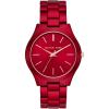 imageMichael Kors Slim Runway Womens Watch Stainless Steel Bracelet Watch for WomenRed Sunray