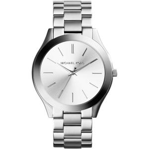 imageMichael Kors Slim Runway Womens Watch Stainless Steel Bracelet Watch for WomenSilver Sunray