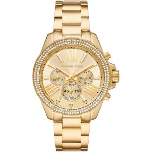 imageMichael Kors Wren Womens Watch Stainless Steel and Pav Crystal Watch for WomenGold Pave