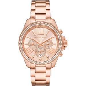 imageMichael Kors Wren Womens Watch Stainless Steel and Pav Crystal Watch for WomenRose Gold Pave