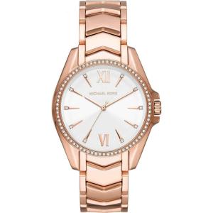 imageMichael Kors Wren Womens Watch Stainless Steel and Pav Crystal Watch for WomenRose Gold Tone
