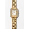 imageMichael Kors Emery Womens Watch Rectangular Stainless Steel Watch for Women with Steel or Leather BandGoldWhite Dial