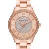 imageMichael Kors Lauryn Womens Watch Stainless Steel Bracelet Watch for WomenRose Gold Pav