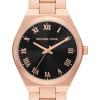 imageMichael Kors Lennox Womens Watch Stainless Steel Watch for Women with Steel or Silicone Band37MM Rose GoldBlack