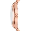 imageMichael Kors Lennox Womens Watch Stainless Steel Watch for Women with Steel or Silicone Band37MM Rose GoldBlack